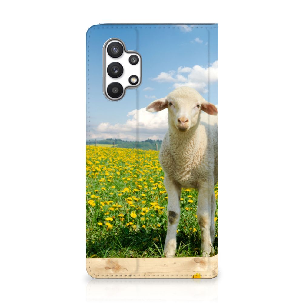 Samsung Galaxy A32 4G | A32 5G Enterprise Editie Hoesje maken Schaap en Lammetje - B2C Telecom
