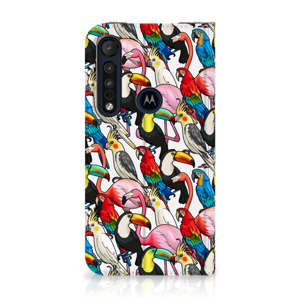 Motorola G8 Plus Hoesje maken Birds - B2C Telecom
