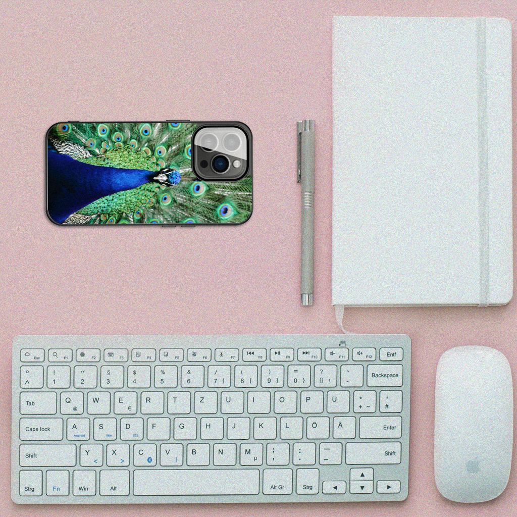iPhone 13 Pro Dierenprint Telefoonhoesje Pauw B2C Telecom