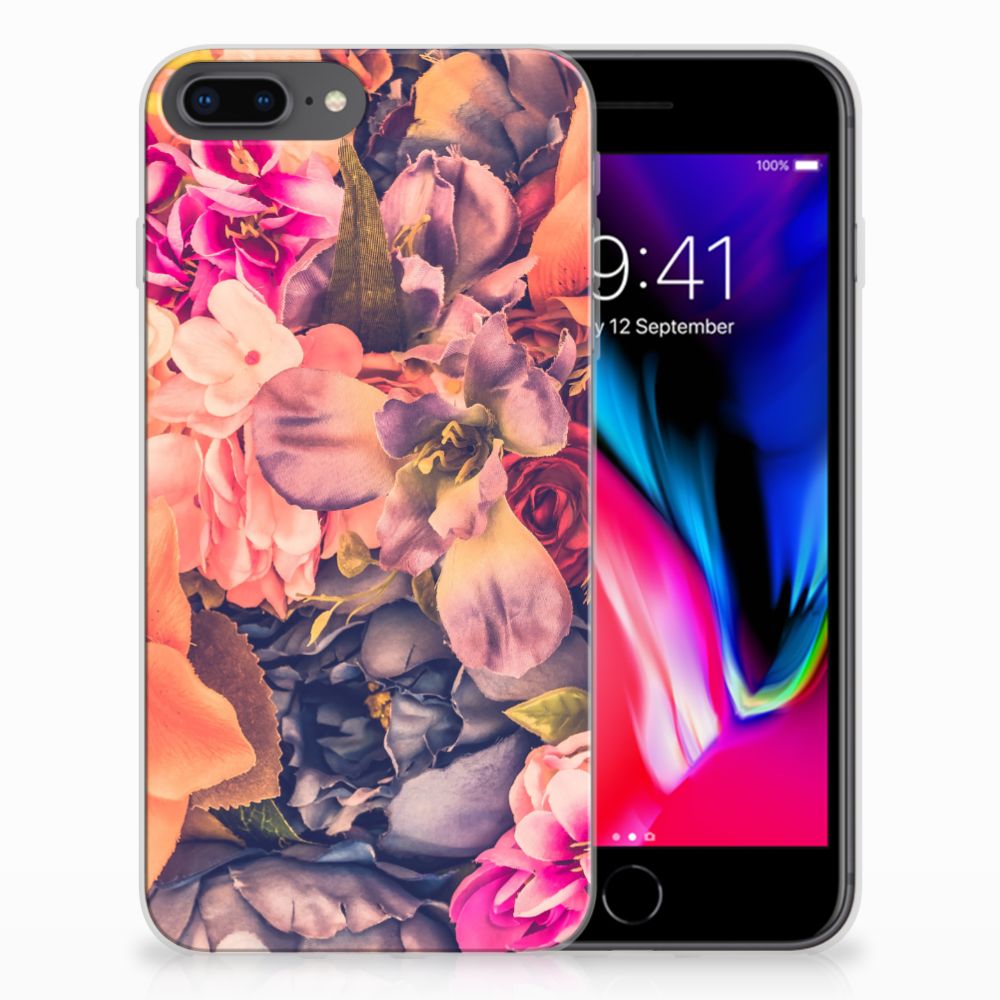 Apple iPhone 7 Plus | 8 Plus TPU Case Bosje Bloemen