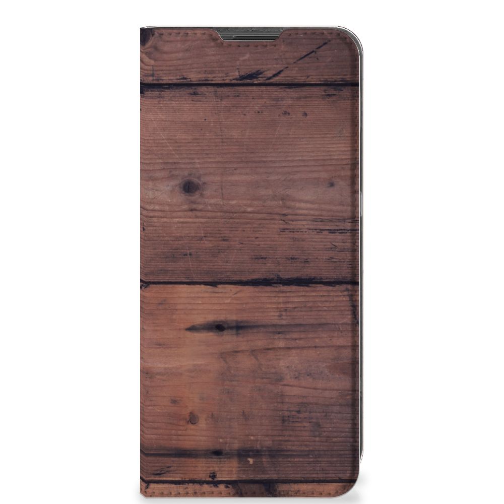 OnePlus 10 Pro Book Wallet Case Old Wood - B2C Telecom