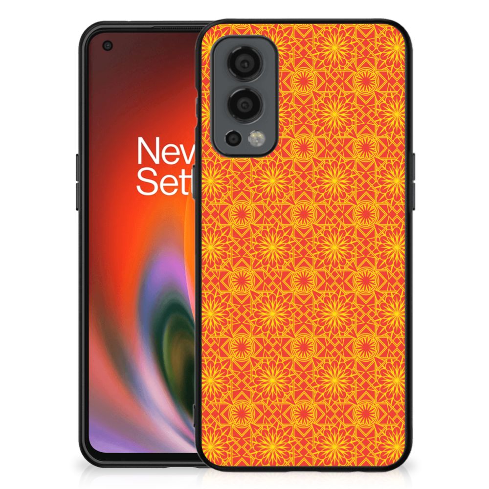 OnePlus Nord 2 Back Case Batik Oranje