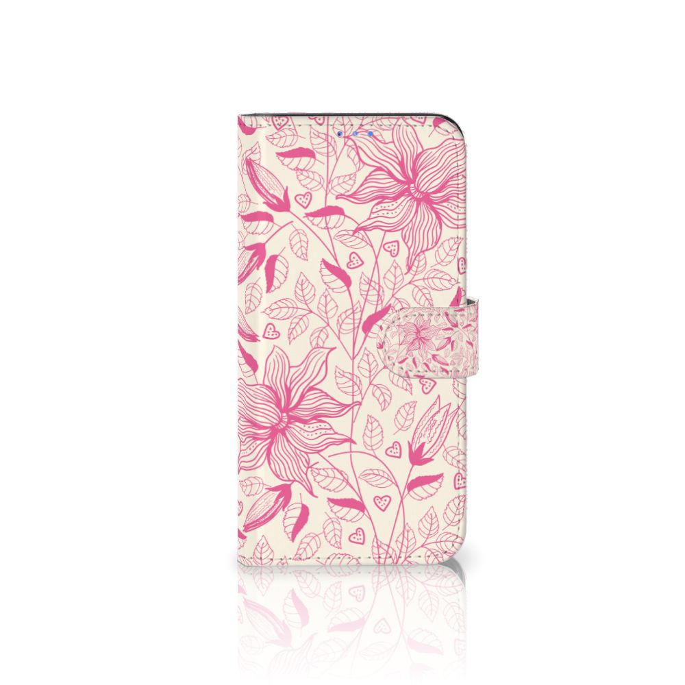 Motorola Moto G Pro Hoesje Pink Flowers