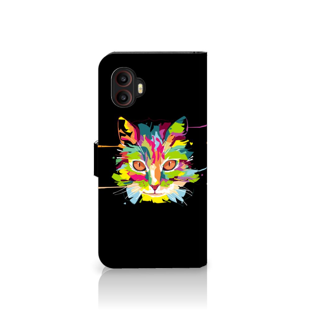 Samsung Galaxy Xcover 6 Pro Leuk Hoesje Cat Color