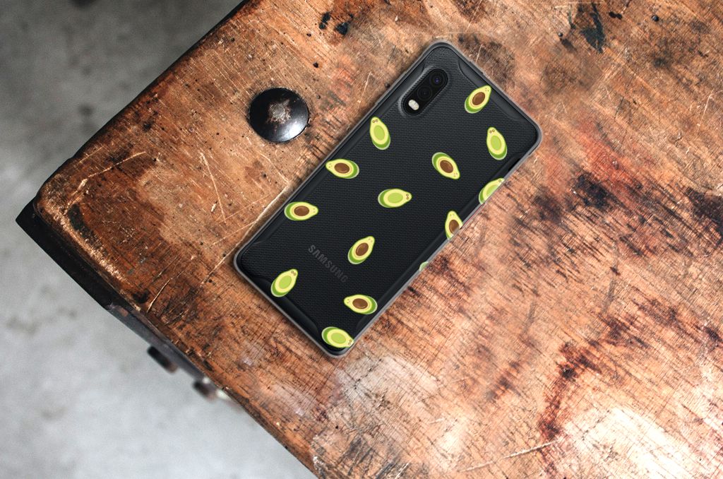 Samsung Xcover Pro Siliconen Case Avocado