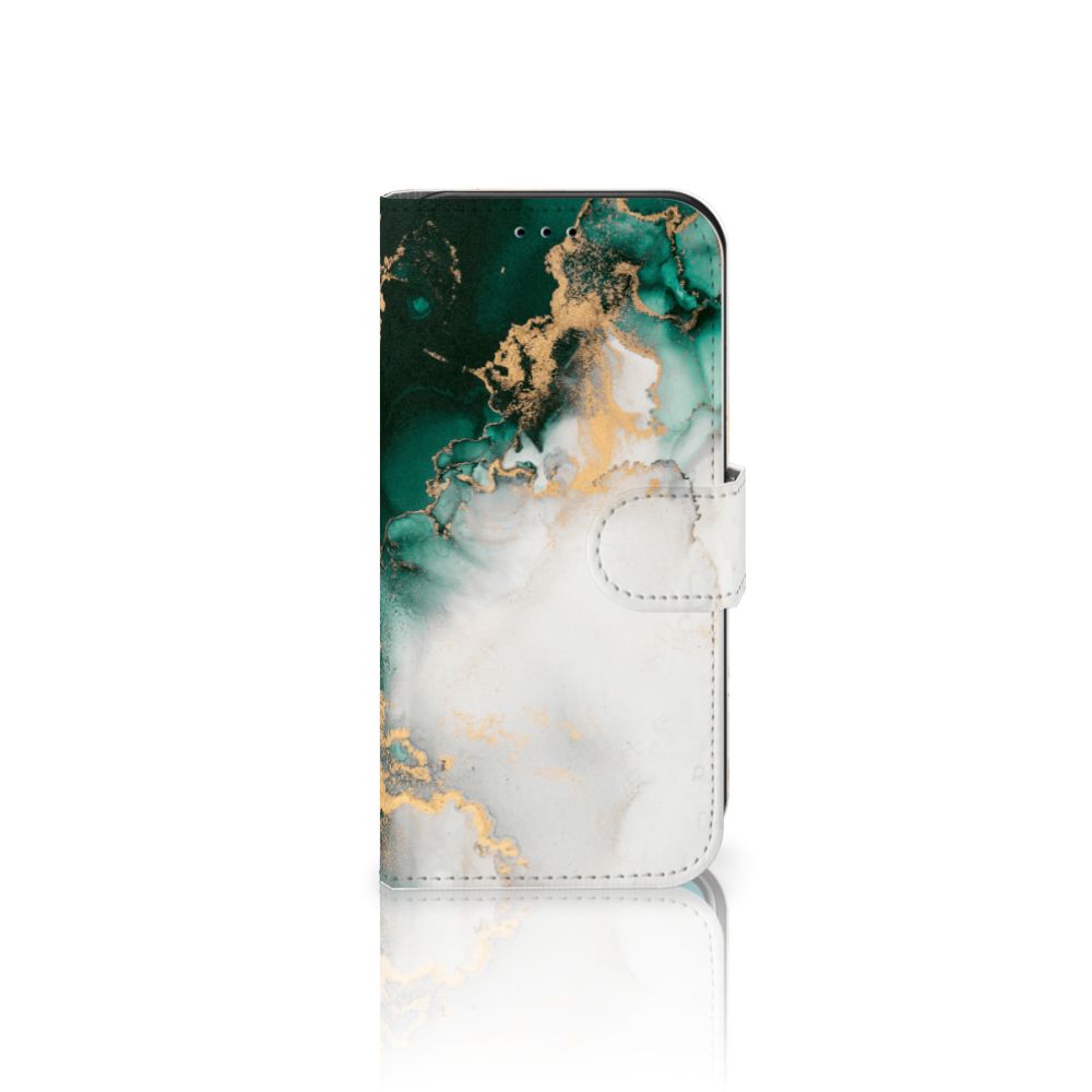 Bookcase voor Apple iPhone 11 Pro Marmer Groen