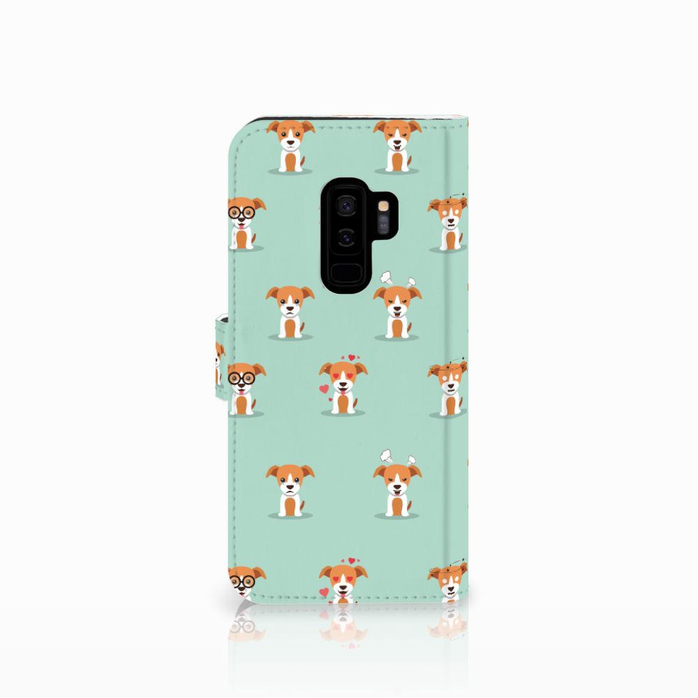 Samsung Galaxy S9 Plus Telefoonhoesje met Pasjes Pups