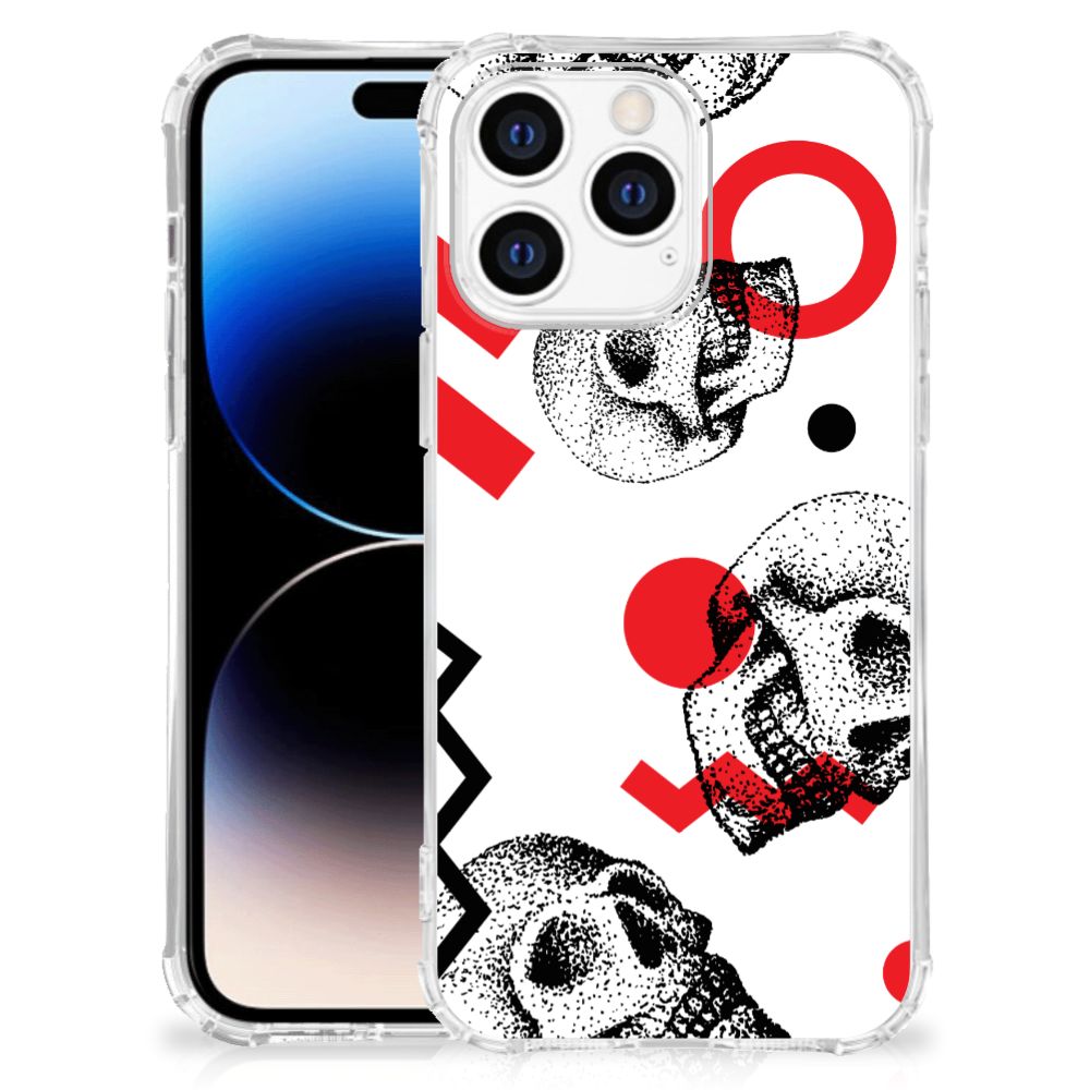 Extreme Case Apple iPhone 14 Pro Max Skull Red