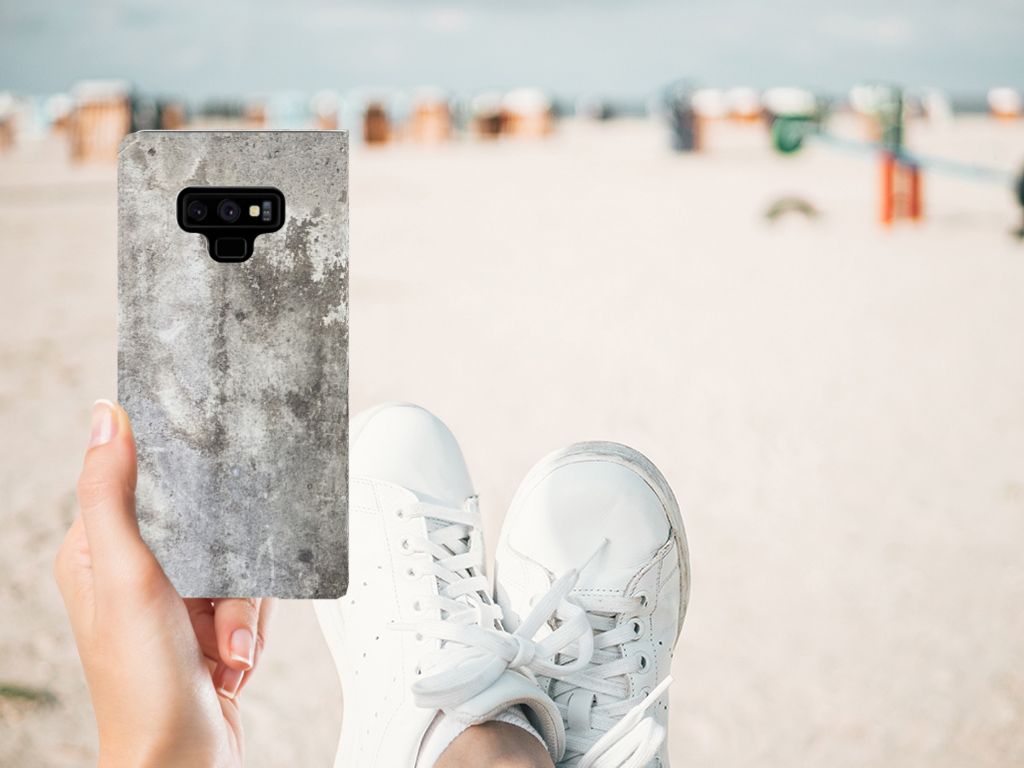 Samsung Galaxy Note 9 Standcase Beton Print