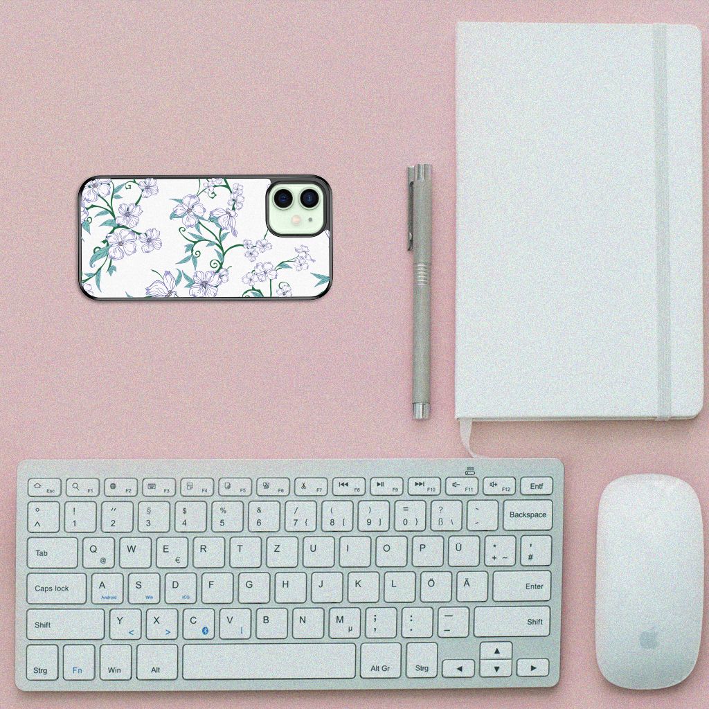 iPhone 12 Mini Uniek Skin Case Blossom White B2C Telecom