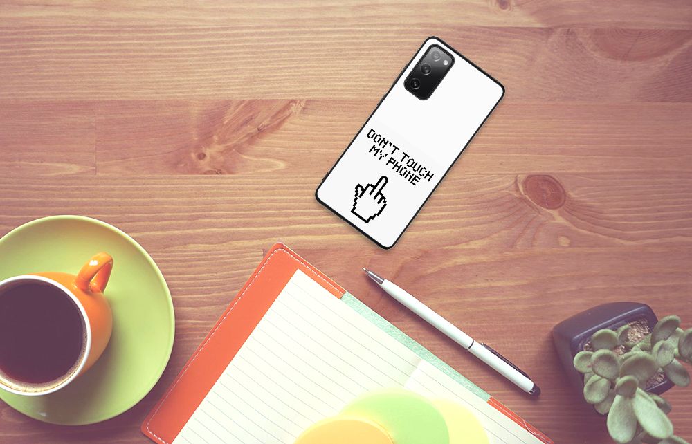 Samsung Galaxy S20 FE Telefoon Hoesje Finger Don't Touch My Phone B2C Telecom
