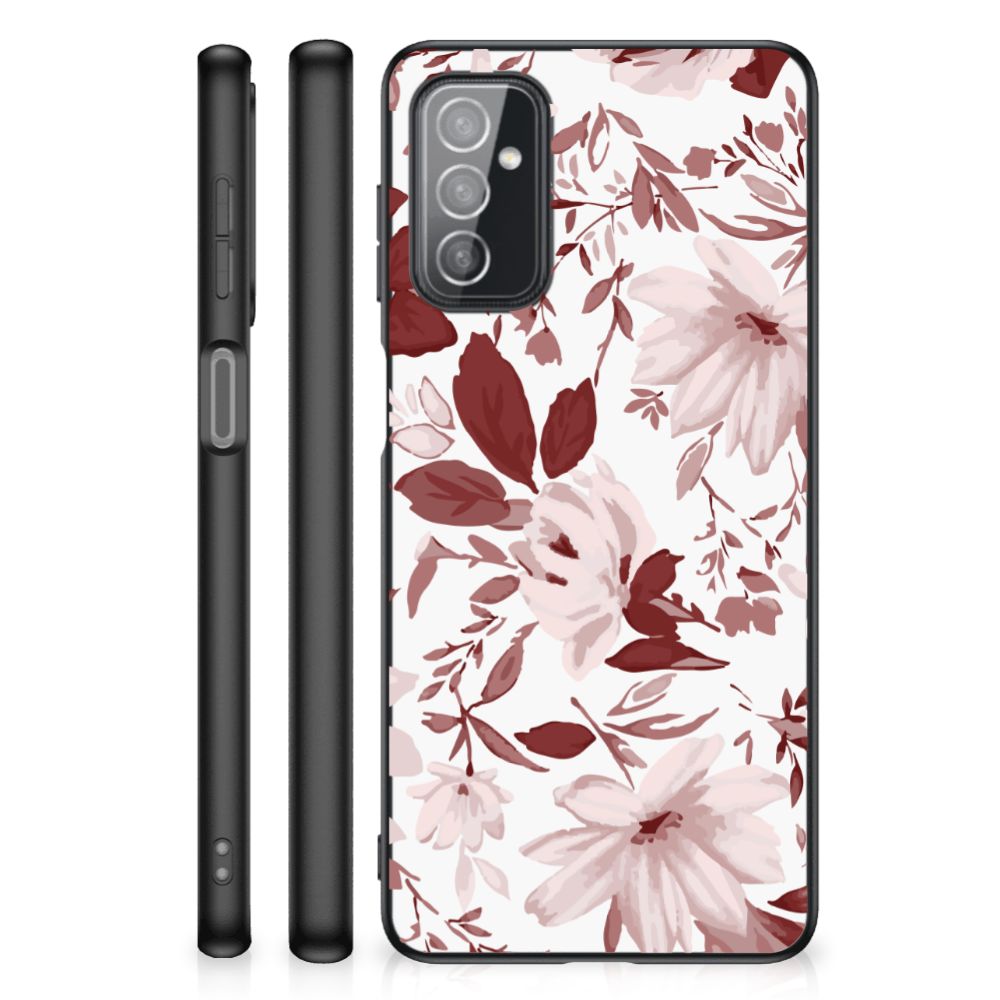 Kleurrijke Telefoonhoesje Samsung Galaxy M52 Watercolor Flowers B2C Telecom