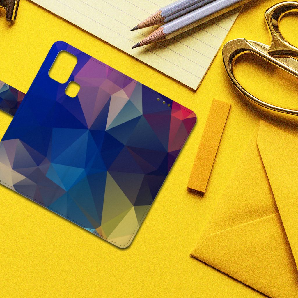 Samsung Galaxy M31 Book Case Polygon Dark