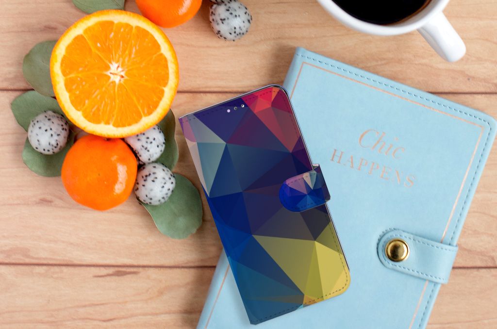 Samsung Galaxy A32 4G Book Case Polygon Dark