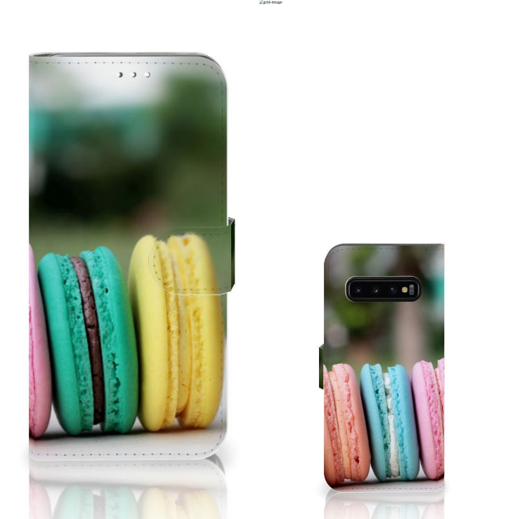 Samsung Galaxy S10 Plus Book Cover Macarons