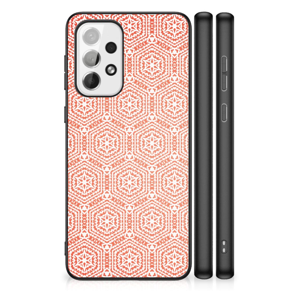 Samsung Galaxy A73 Back Case Pattern Orange B2C Telecom