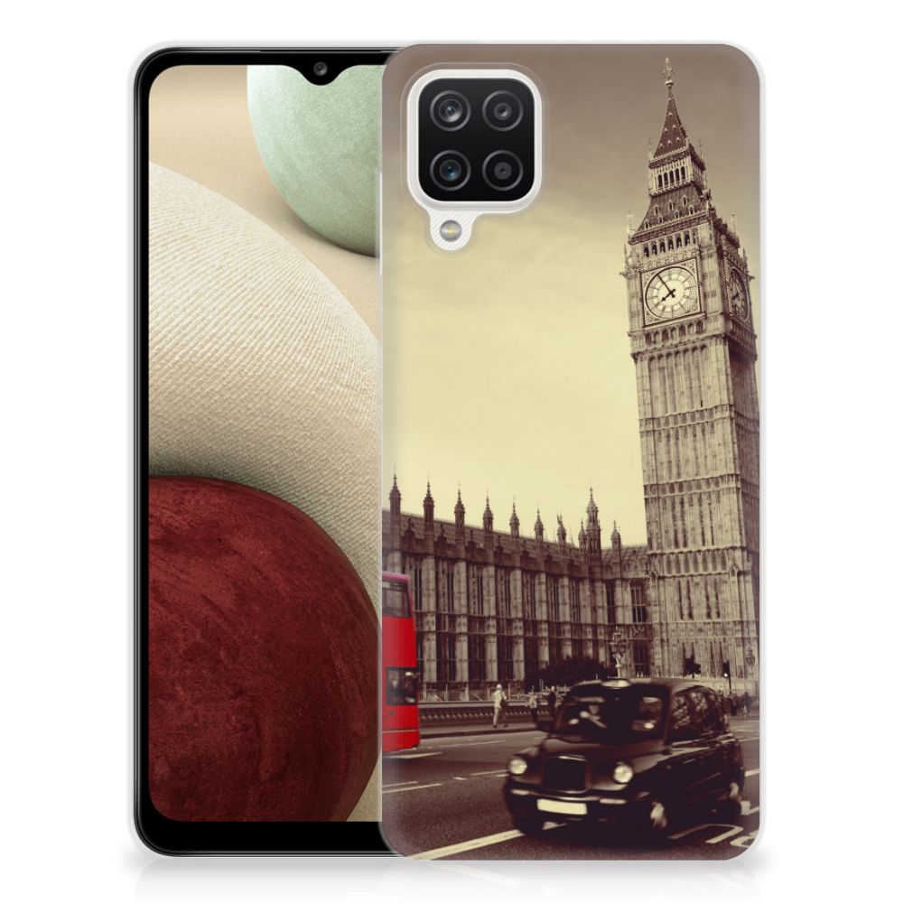 Samsung Galaxy A12 Siliconen Back Cover Londen