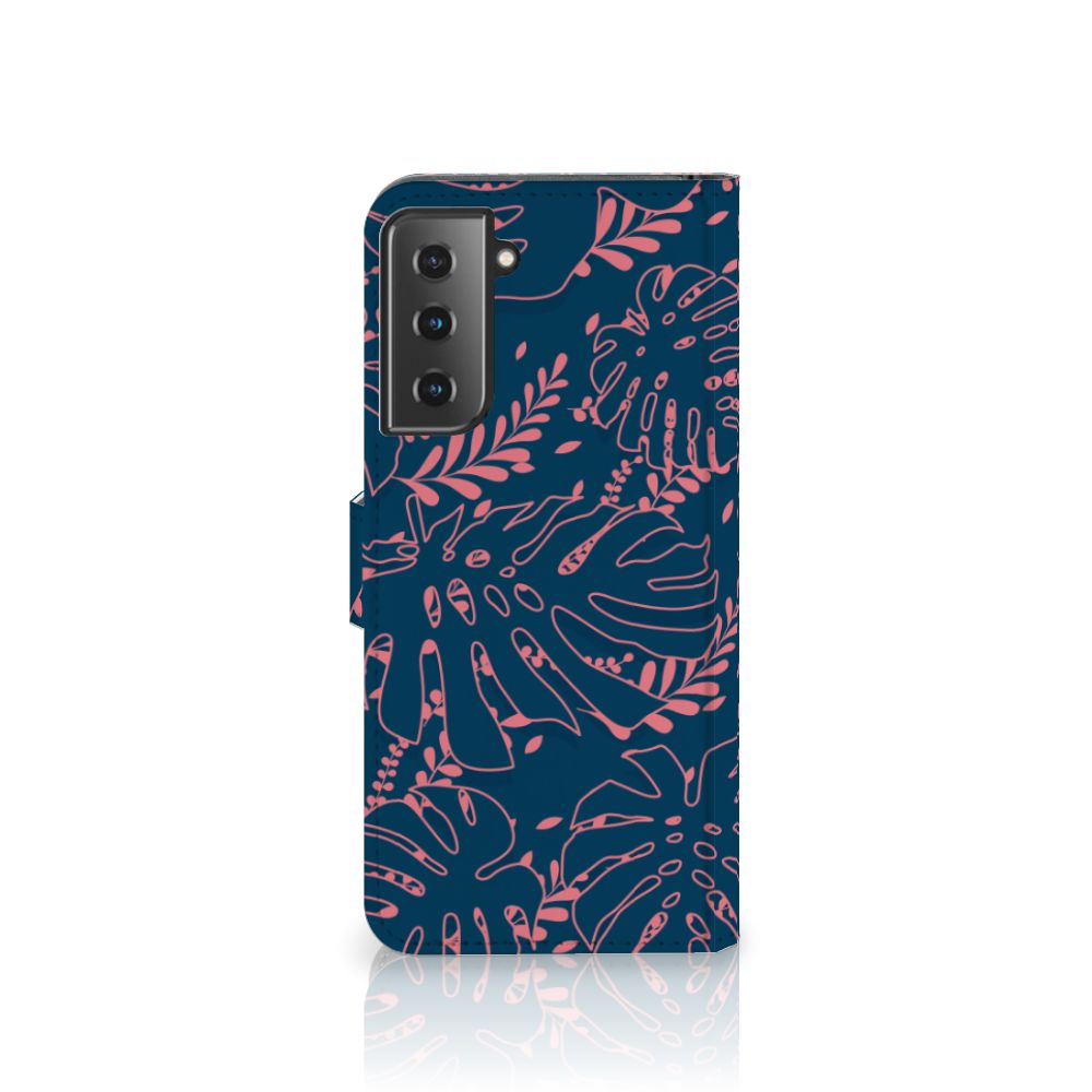 Samsung Galaxy S21 Plus Hoesje Palm Leaves