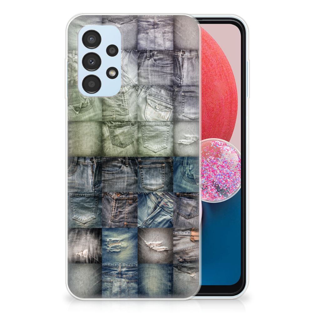 Silicone Back Cover Samsung Galaxy A13 4G Spijkerbroeken B2C Telecom