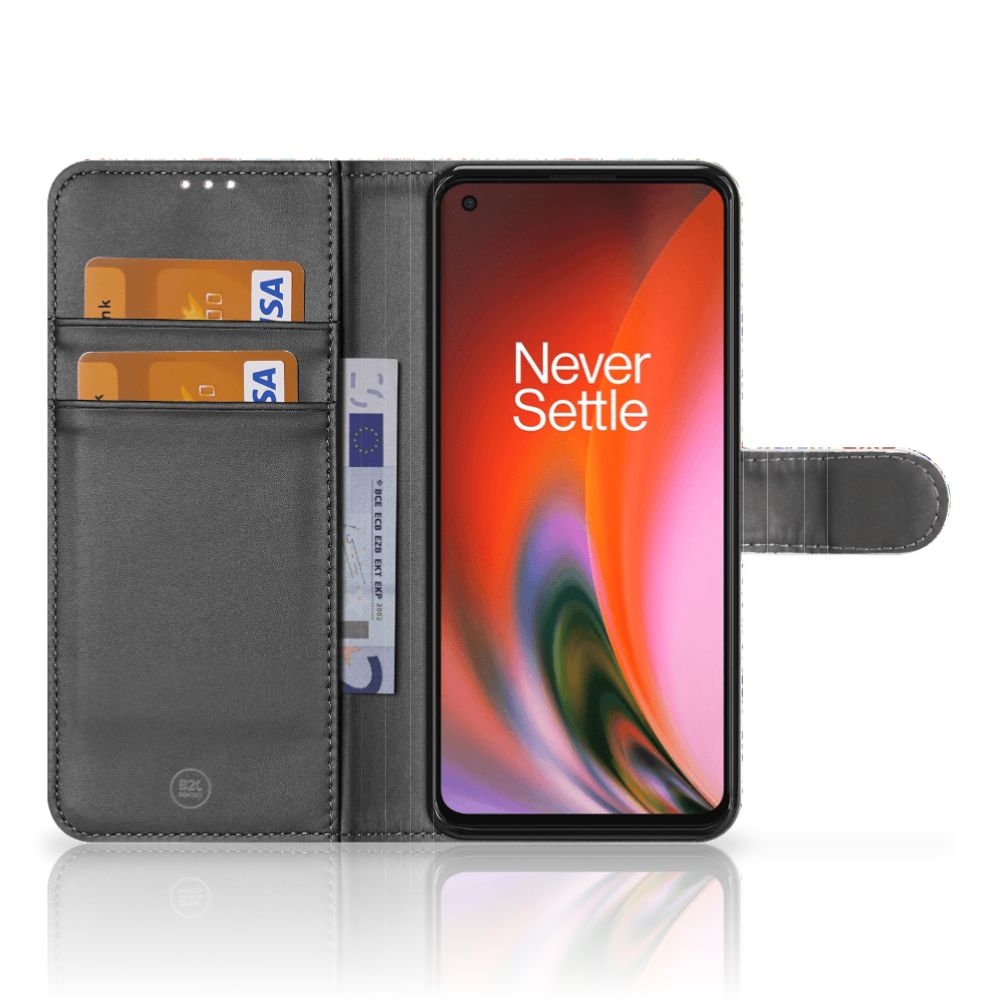OnePlus Nord 2 5G Bookcase Tiles Color
