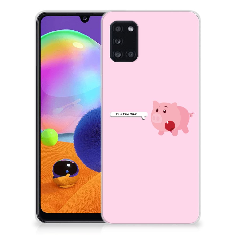 Samsung Galaxy A31 Telefoonhoesje met Naam Pig Mud B2C Telecom