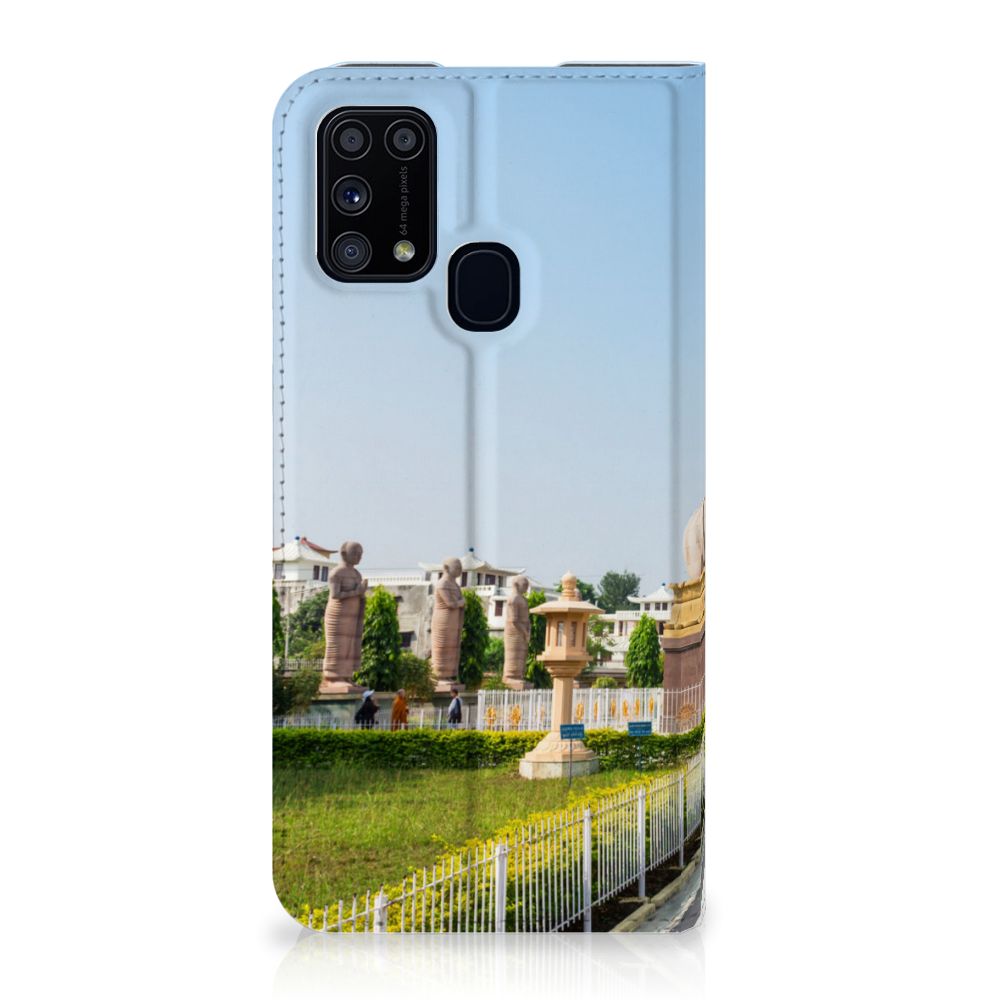 Samsung Galaxy M31 Book Cover Boeddha - B2C Telecom