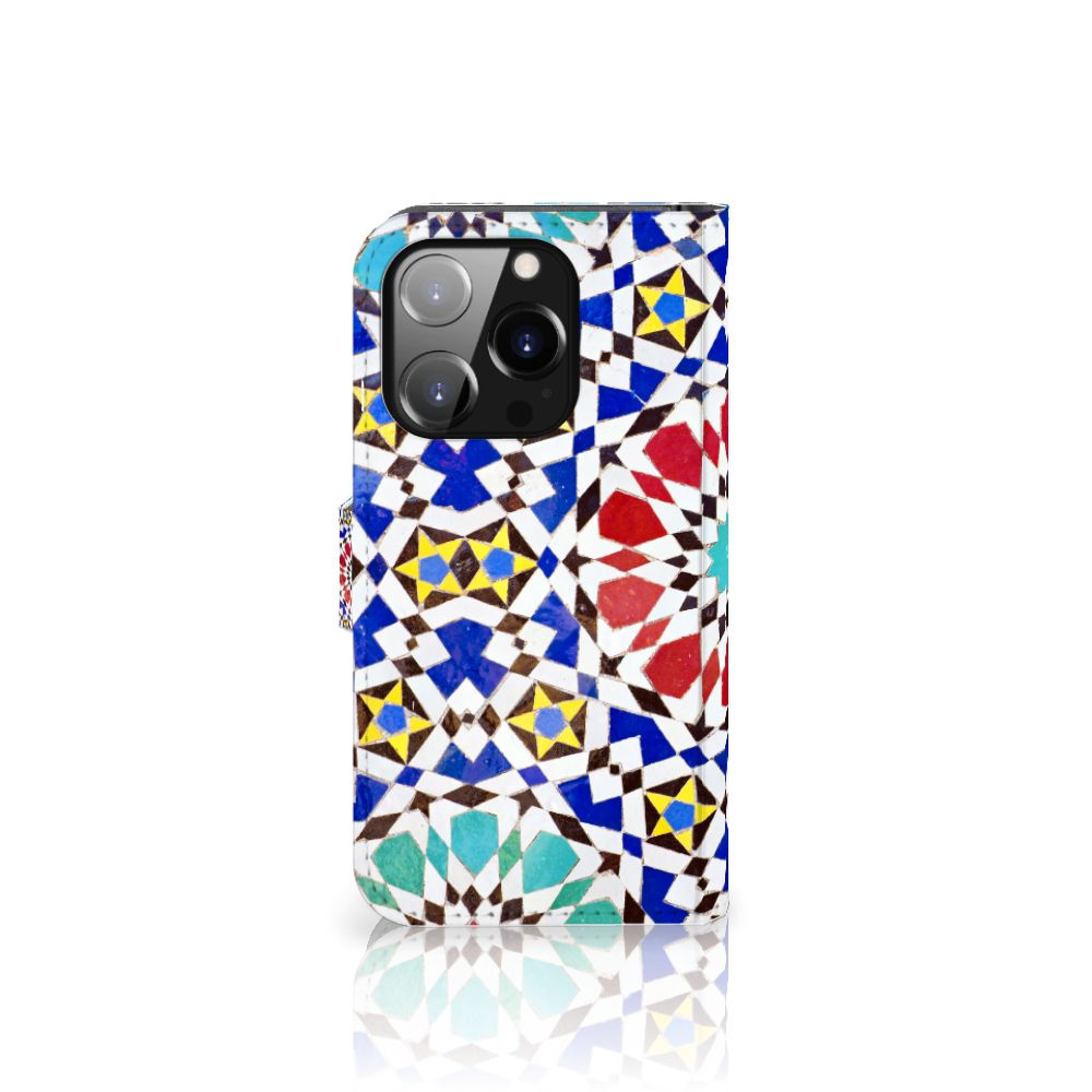 iPhone 14 Pro Bookcase Mozaïek