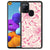 Samsung Galaxy A21s Skin Case Pink Flowers