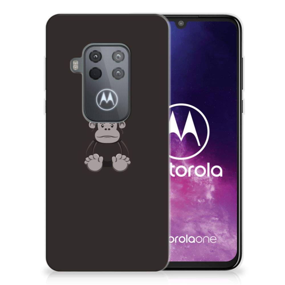 Motorola One Zoom Telefoonhoesje met Naam Gorilla