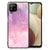 Kleurrijke Telefoonhoesje Samsung Galaxy A12 Pink Purple Paint