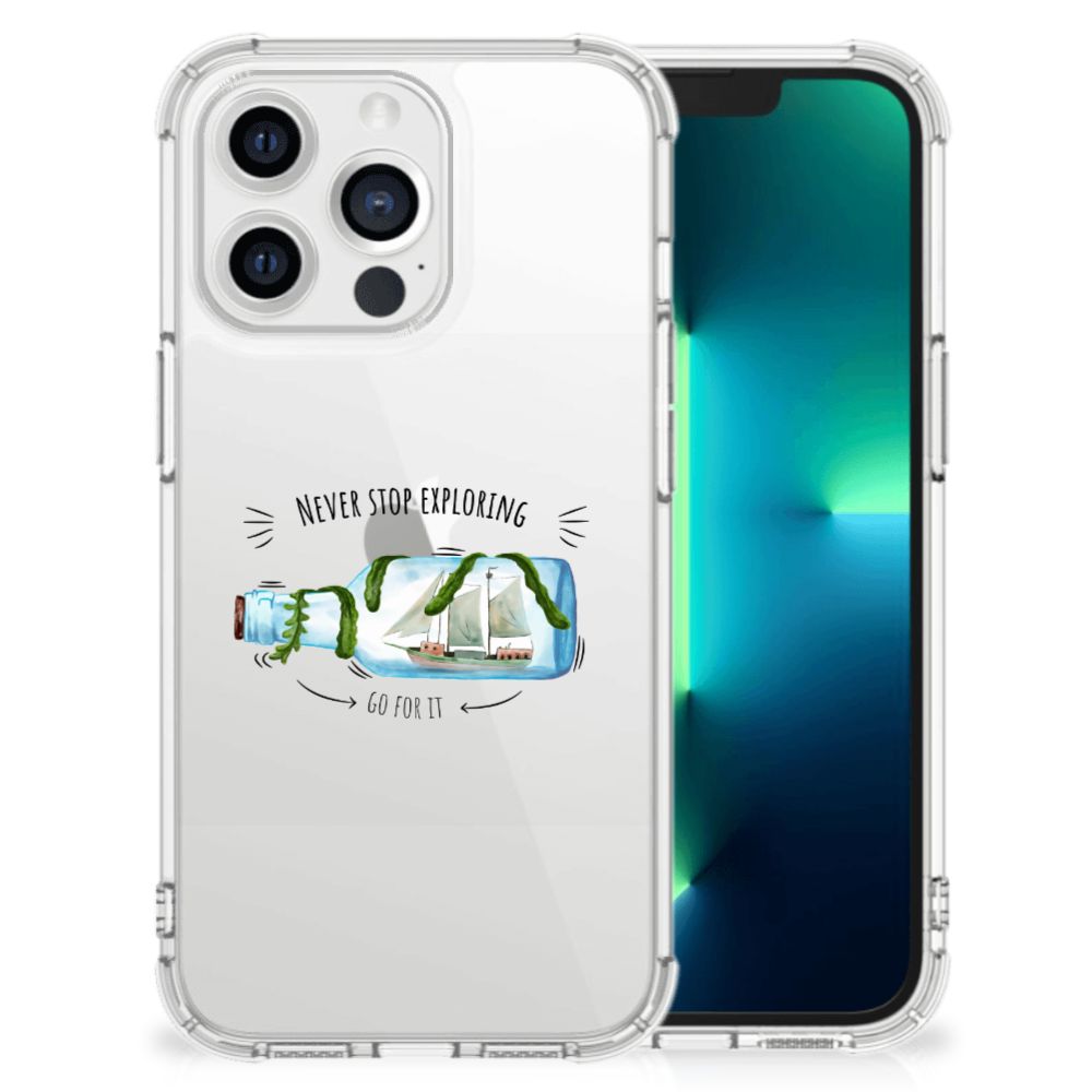 Apple iPhone 13 Pro Stevig Bumper Hoesje Boho Bottle B2C Telecom
