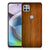 Motorola Moto G 5G Bumper Hoesje Donker Hout B2C Telecom