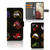 Samsung Galaxy A12 Leuk Hoesje Cartoon met kleurrijke dierenprints en ruimte voor pasjes.