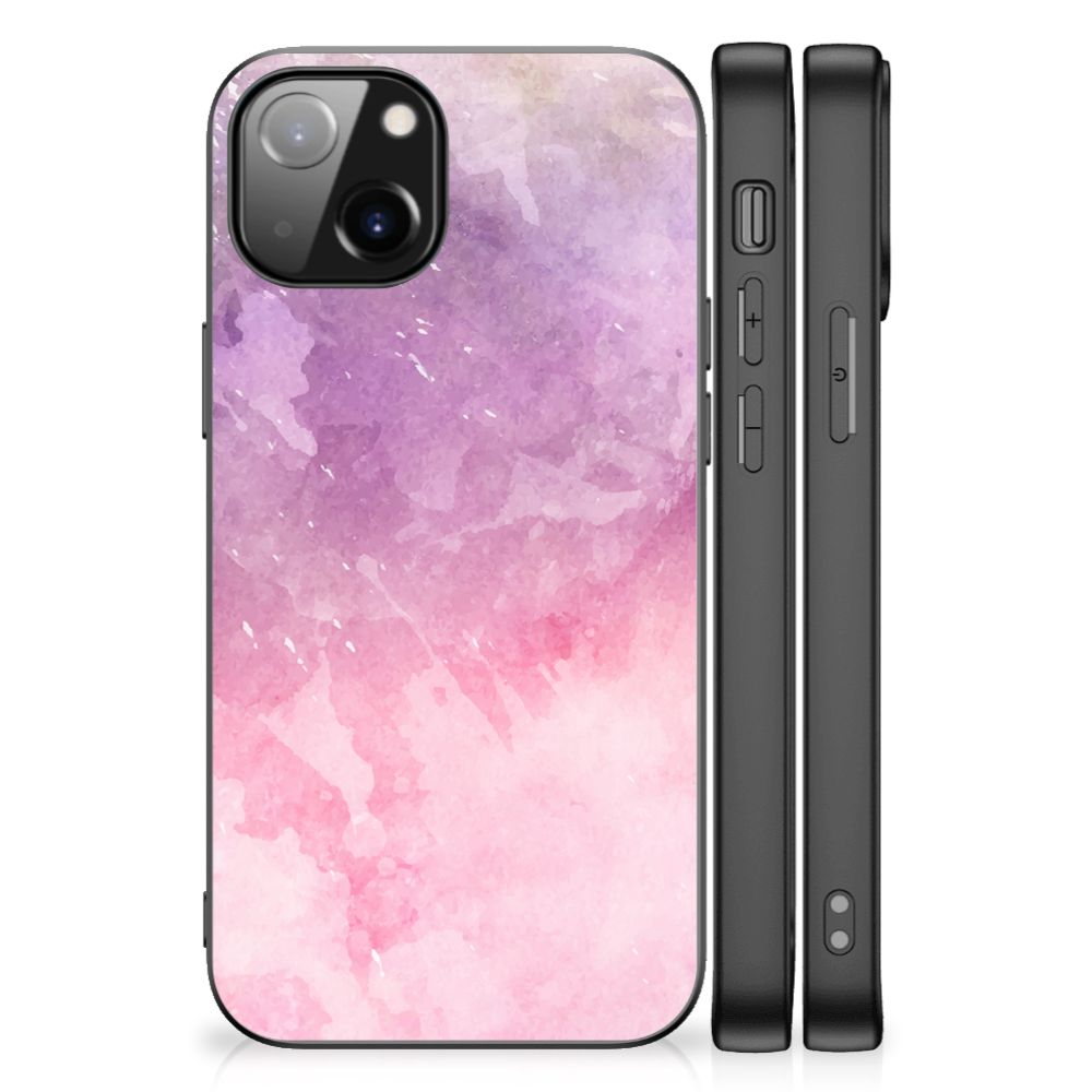 Kleurrijke Telefoonhoesje Apple iPhone 13 Pink Purple Paint B2C Telecom
