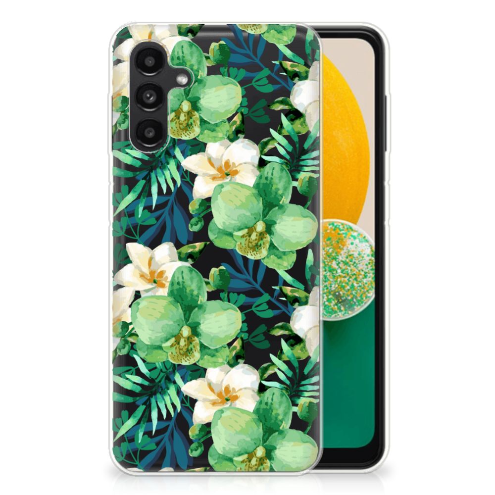 Samsung Galaxy A13 | A04s TPU Case Orchidee Groen