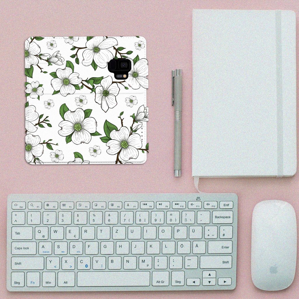Samsung Galaxy S9 Smart Cover Dogwood Flowers