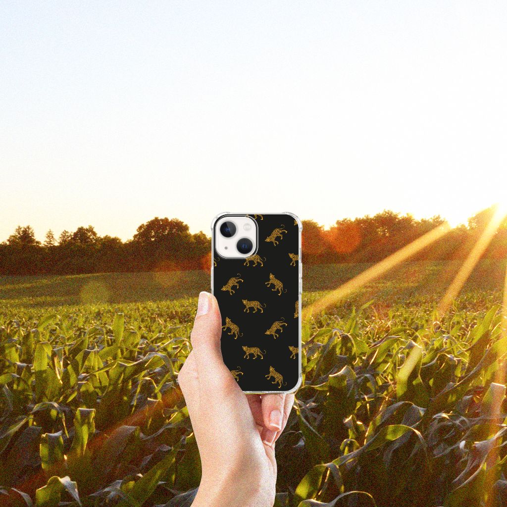 Case Anti-shock voor iPhone 13 mini Leopards - B2C Telecom