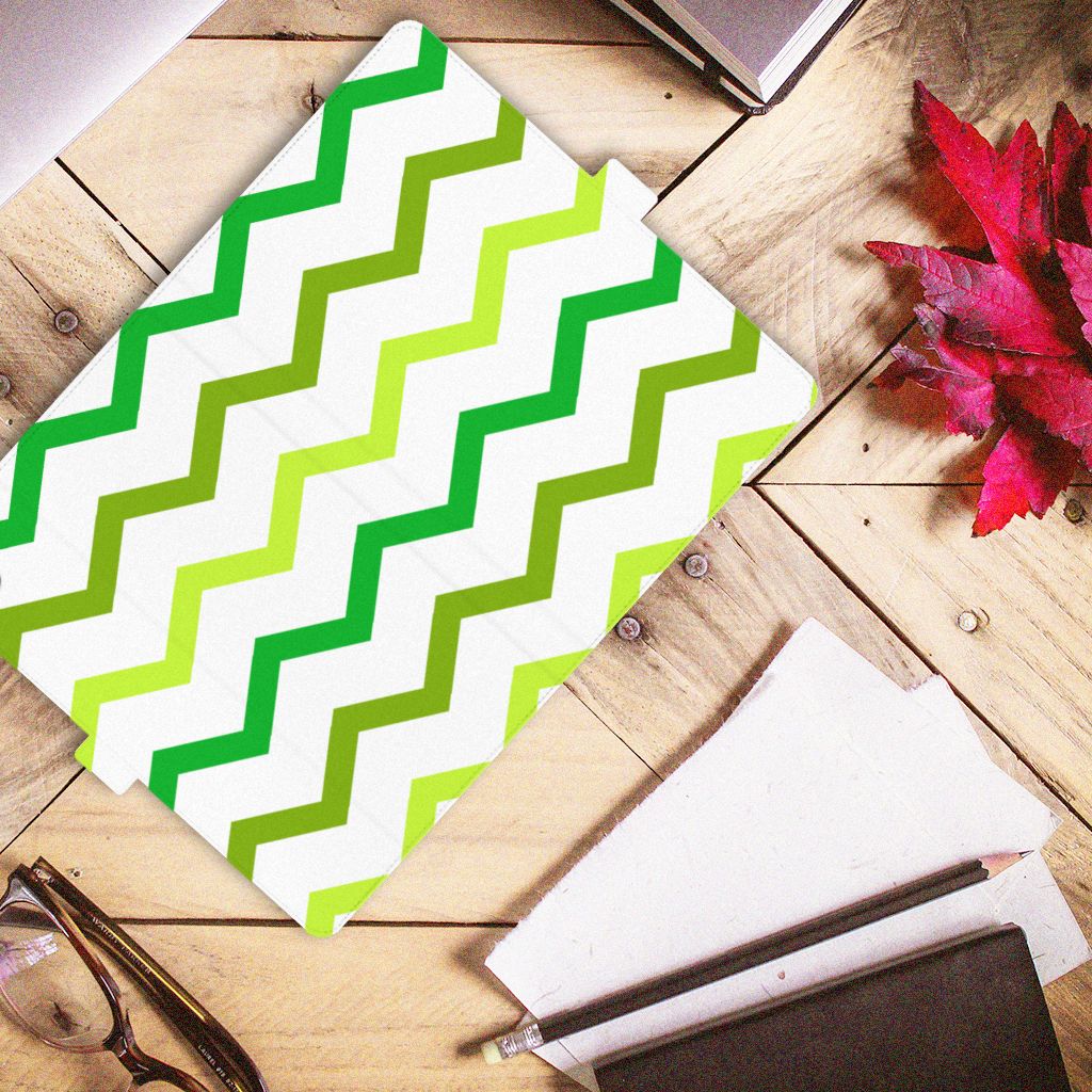 Lenovo Tab P11 | P11 Plus Tablet Hoes Zigzag Groen