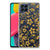 Samsung Galaxy M53 TPU Case Gouden Bloemen