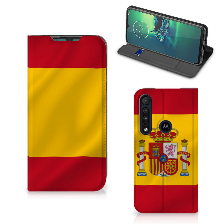 Motorola G8 Plus Standcase Spanje