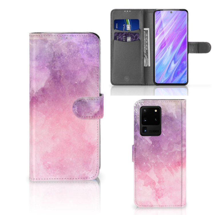 Hoesje Samsung Galaxy S20 Ultra Pink Purple Paint