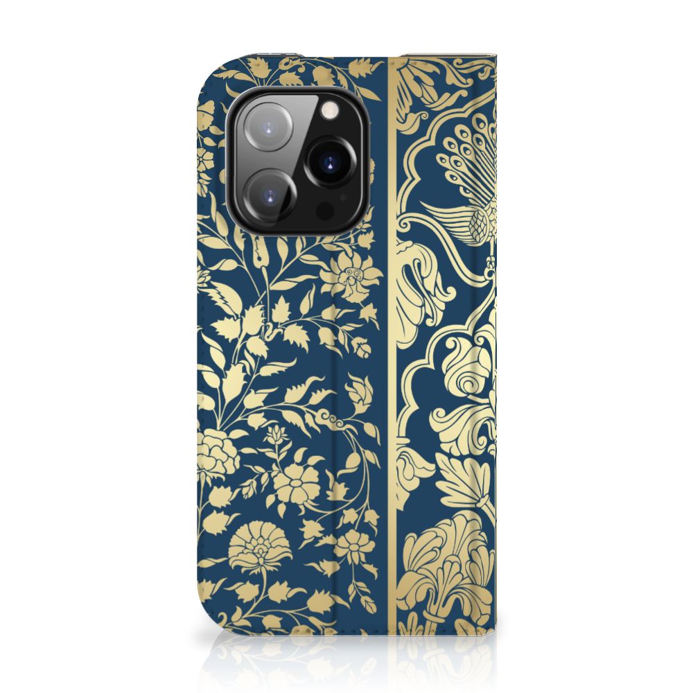 iPhone 14 Pro Smart Cover Beige Flowers