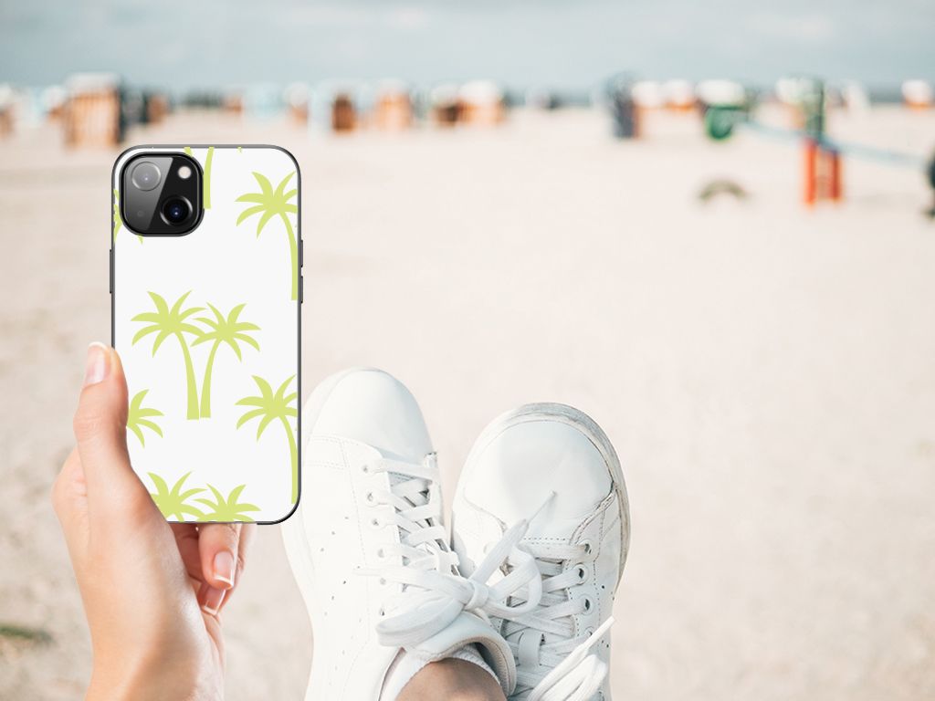 Apple iPhone 13 Bloemen Hoesje Palmtrees B2C Telecom
