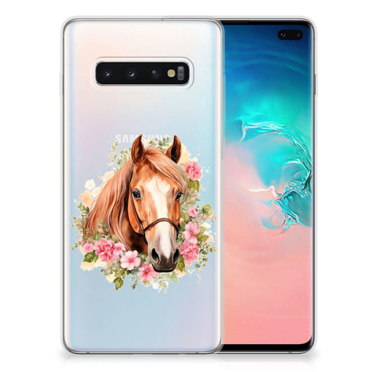 TPU Hoesje voor Samsung Galaxy S10 Plus Paard