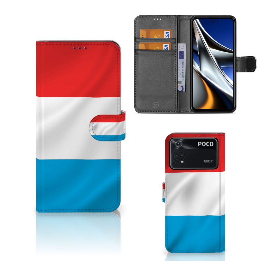 Xiaomi Poco X4 Pro 5G Bookstyle Case Luxemburg