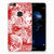 Silicone Back Case Huawei P10 Lite Angel Skull Rood