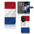 Motorola Edge 30 Pro Bookstyle Case Nederlandse Vlag met pasjes vak en artistiek ontwerp
