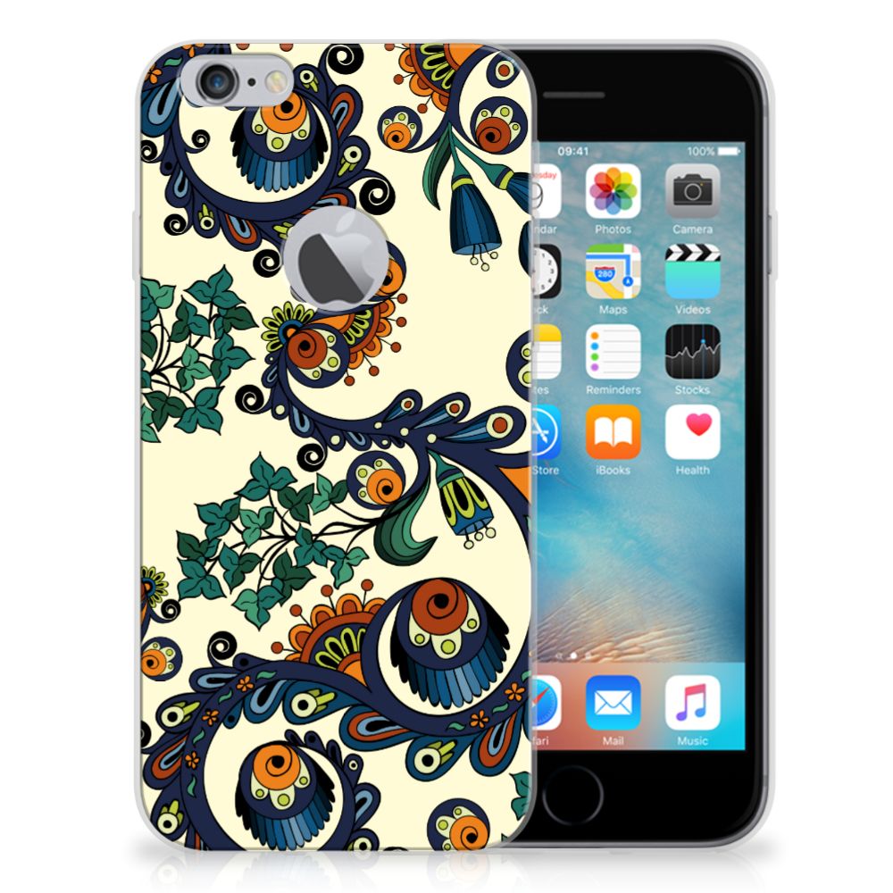 Siliconen Hoesje Apple iPhone 6 Plus | 6s Plus Barok Flower