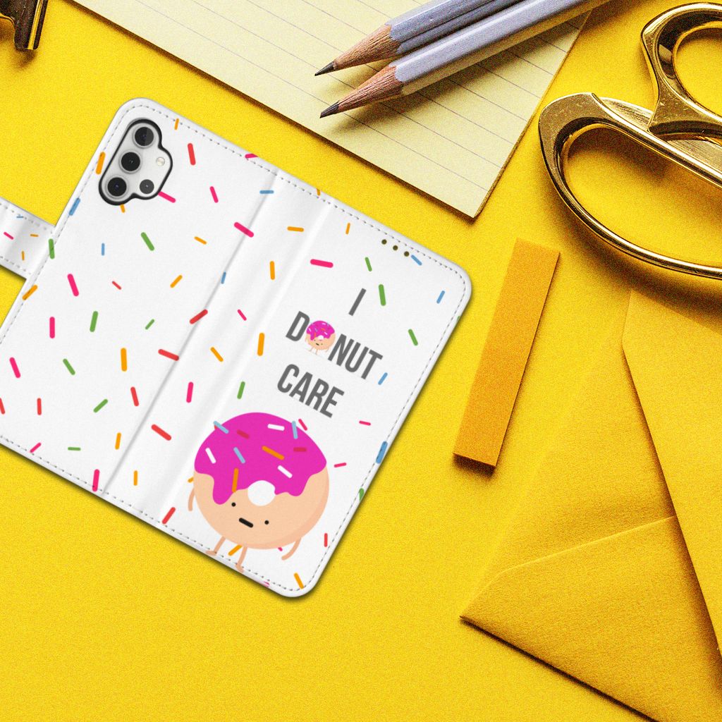 Samsung Galaxy A32 4G Book Cover Donut Roze
