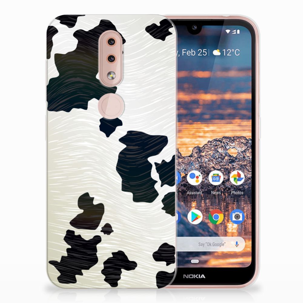 Nokia 4.2 TPU Hoesje Koeienvlekken